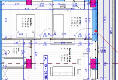 Apartament cu 3 camere semidecomandat în Florești