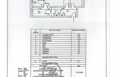 Apartament cu 3 camere la etajul 3/4 decomandat izolat termic - 18