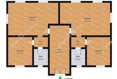 Spatiu birouri 344 mp si curte proprie localitatea Talmaciu Sibiu - 6
