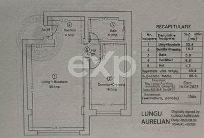 Apartament 2 camere Pipera - mobilat lux - 9