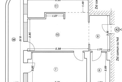 Apartament cu 2 camere decomandat în Mamaia