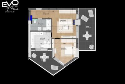 AP. 2 CAMERE | BUCATARIE INCHISA | SHOPPING CITY SIBIU | Evolution Apartments - 4