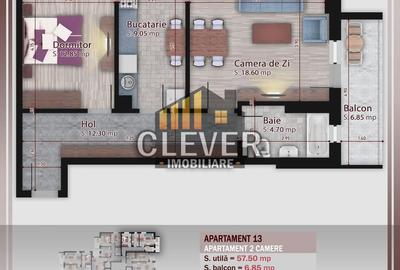 Apartament cu 2 camere decomandat în Theodor Pallady