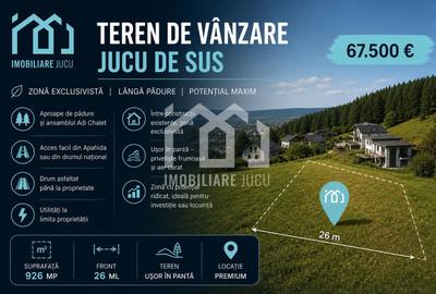 Teren Premium 926 mp în Jucu de Sus | Zonă Exclusivistă lângă Pădure - 1