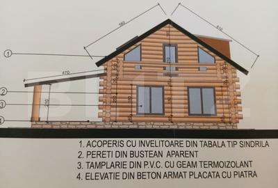 Casă individuală cu 4 camere în Vama