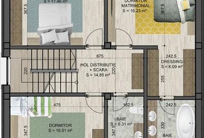 Otopeni, Mcdonalds, vanzare vile unifamiliale, P+1+M, 260 mp utili, - 23
