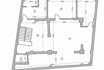 Spațiu Birouri Demisol | 134mp | Compartimentat | Marriott - 5