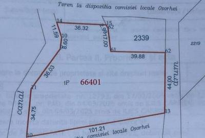 5700 mp Teren intrav. zona Mini Paradis, deschidere 44 ml- 28 eur/mp - 1