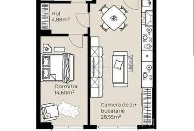 Apartament cu 2 camere in Sopor - 3