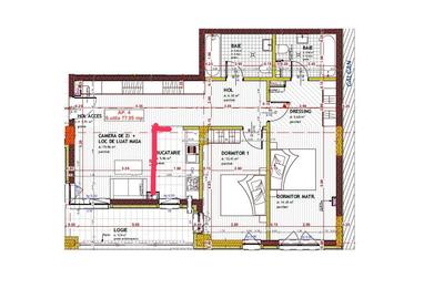 Apartament de 78mp utili(4 camere,2 băi, terasă)bloc nou,parter înalt - 1