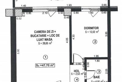 Apartament 2 camere et 3 in bloc nou cu incalzire in pardoseala - 7