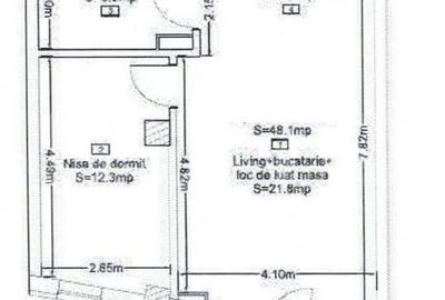 Apartament 2 camere, 48 mp, bloc nou, zona Corneliu Coposu - 3