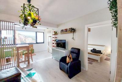 Apartament cu 2 camere semidecomandat, mobilat în Pipera