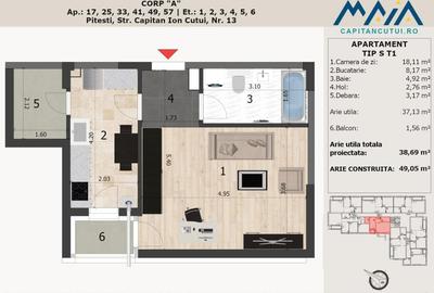 Studio | Negru Voda | Central | Finisaje premium | Langa Padure - 3
