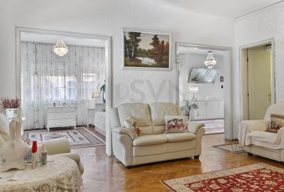 Apartament cu 4 camere circular, mobilat în Calea Victoriei