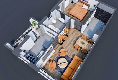 Apartament 2 camere, Bucium-Iasi, tva si loc de parcare inclus! - 3