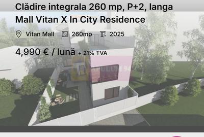 Clădire integrala 260 mp, P+2, langa Mall Vitan X In City Residence - 1