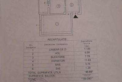 Apartament cu 2 camere decomandat, mobilat în Cug