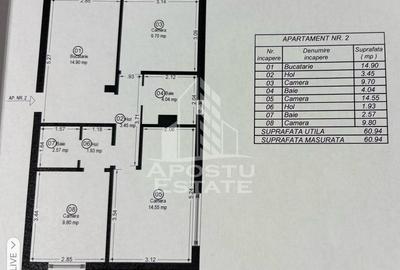Apartament 3 camere, parter, zona Lipovei - 5