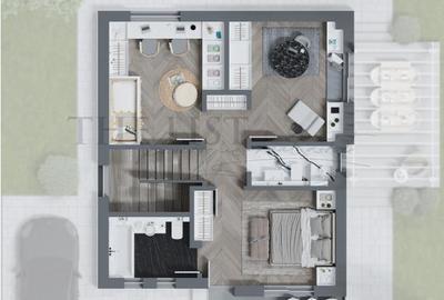 VILA 4 CAMERE | TUNARI | DIRECT DEZVOLTATOR - 12