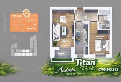 2 Camere Decomandat Auchan Titan 1 Decembrie COMISION 0 - 1