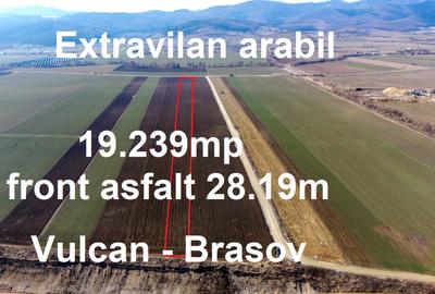 Teren extravilan arabil 19239mp Vulcan spre Codlea - 1