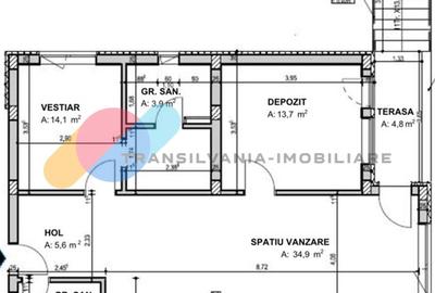 Spatiu comercial 80mp, terasa 200mp-Sannicoara - 7