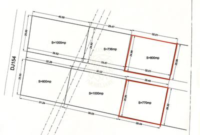 Parcele intre 770 mp si 4606 mp-ideal investitie-Sarata - 2