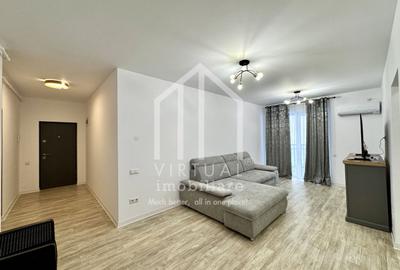 Apartament cu 2 camere semidecomandat, mobilat în Ștefan cel Mare
