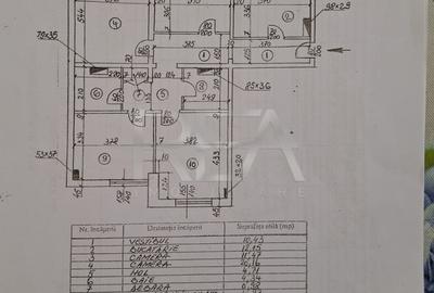 4 Camere Et.1/8 An 1997 Zona Unirii - Piata Sf. Vineri - 14