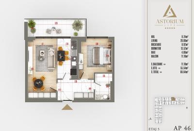 Apartament 2 camere decomandat zona Theodor Pallady | Comision 0% - 3