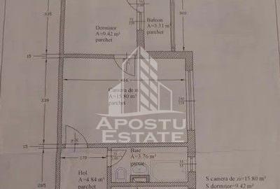Apartament semidecomandat, 2 camere, centrala proprie,Sagului - 9