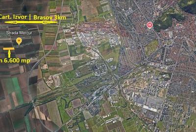Teren Investiție 6300mp Săcele - 10m de Utilități in Raza Soarelui - 2