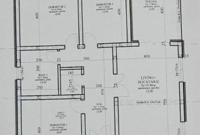 Casă de vânzare semifinisată | teren 505 mp | 3 dormitoare + terasă 12 mp. - 2