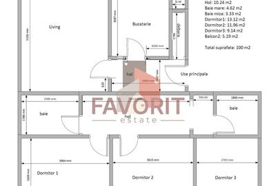 4 camere | centrala proprie | etaj intermediar | zona excelenta | renovat | - 13