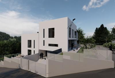 Duplex semifinisat cu view,  123 mp,  teren 226 mp, zona Stejarului - 2