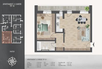 Proiect Nou La Doar 8 Minute de Metrou  I Ap 2 Camere cu Dotari Premium, 0%Com - 20