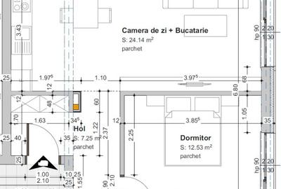 Apartament excepțional, la cheie, 2 camere, 52 mp, Baciu - 14