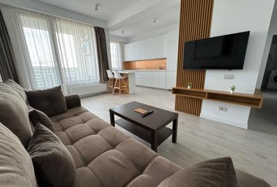 Apartament cu 2 camere semidecomandat, mobilat în Pipera