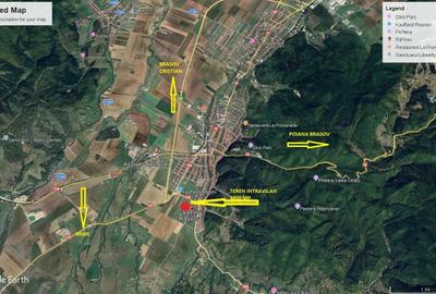 Teren intravilan superb Râșnov zona Kaufland - 1