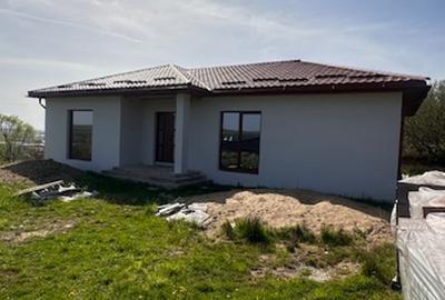 TAUTII DE SUS, casa pe 1 nivel 150mp -semifinisata, 5ari teren ! - 6