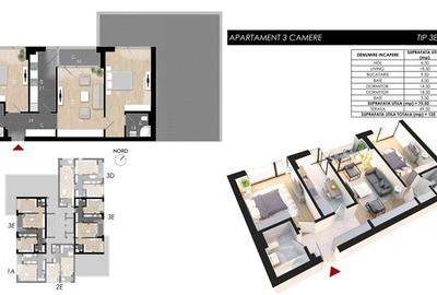 COMISION 0% Ap 3 Camere PENTHOUSE Incalzire in Pardoseala Sos. Salaj - 4