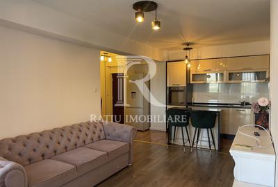 Apartament cu 3 camere semidecomandat, mobilat în Nufărul