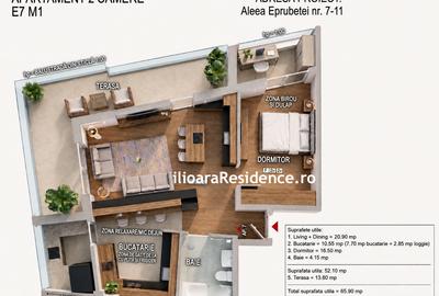 Apartament cu 2 camere decomandat în Nicolae Grigorescu