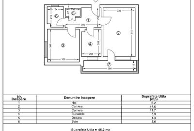 Tomis Nord (Ciresica)- 2 camere decomandate,  totul nou - 115.000euro - 24