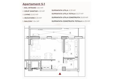 Garsonieră decomandată în Calea Severinului