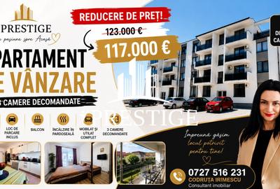 Apartament cu 3 camere decomandat, mobilat în Șelimbăr