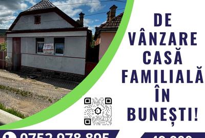 Casă cu 2 camere în Bunești