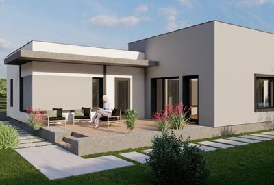 Casă individuală cu 4 camere în Moșnița Nouă