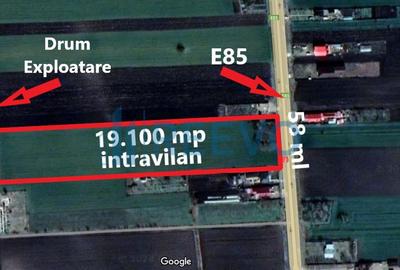 Teren intravilan de 19.100 mp, la E85, investitie, Secuienii Noi